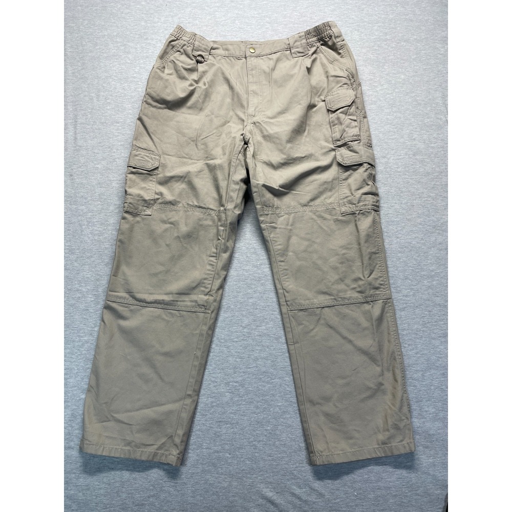 5.11 Tactical Cargo Pants Mens 42x32 (FIT 40x30) Beige Utility Straight Leg